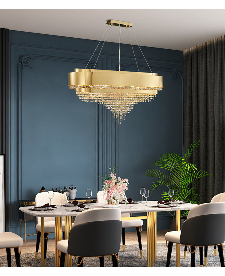 Ylk Darius Crystal Chandelier Light