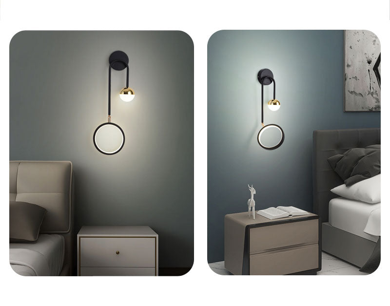 GRN Creative Nordic Modern Minimalist Bedroom Bedside Lamp