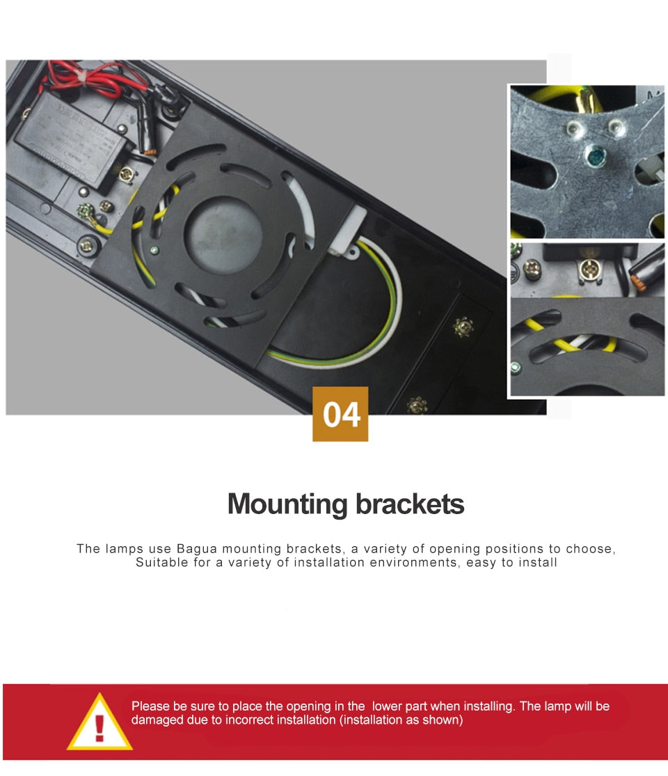 IIS New Led wall lamp PIR motion sensor outdoor IP65 waterproof