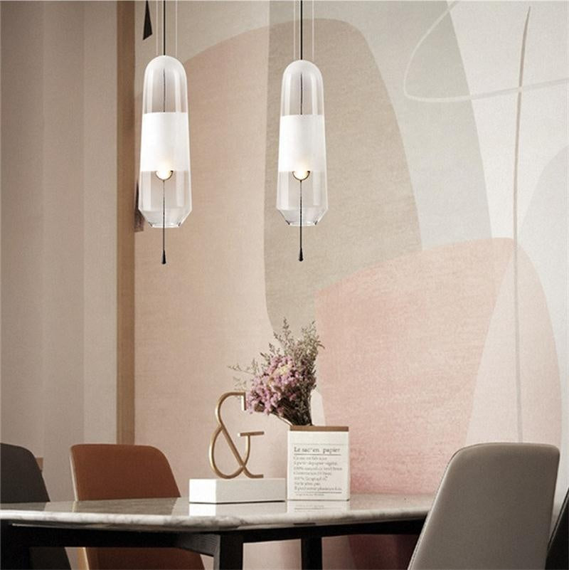 Wad Modern Glass Light Pendant Lamp