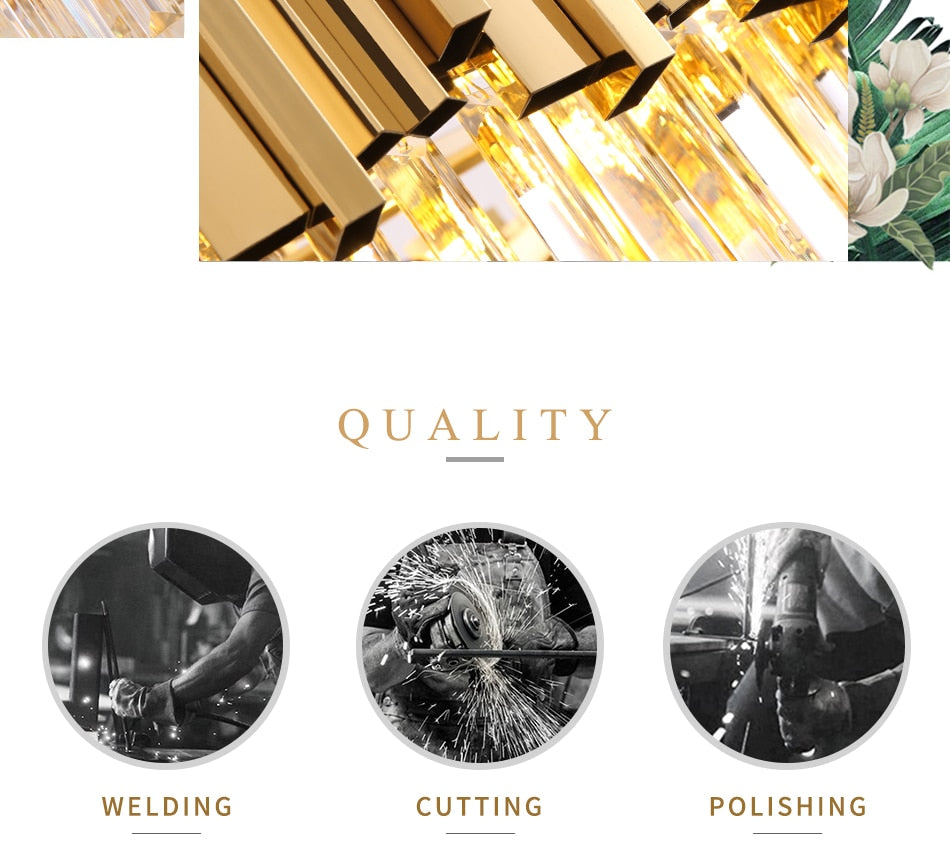 Ylk Modern Luxury Chandelier Lamp