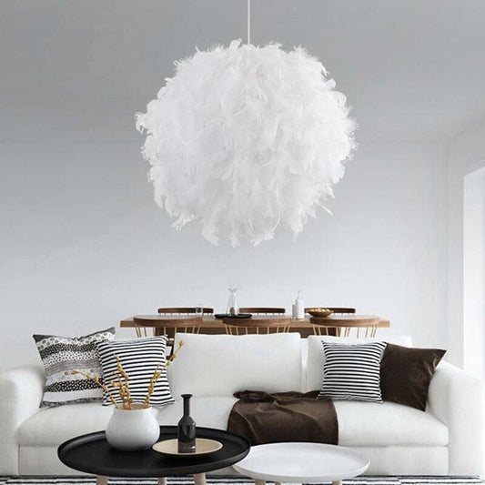 LYF LED Nordic Feather Romantic Dreamy Hanging Lamp