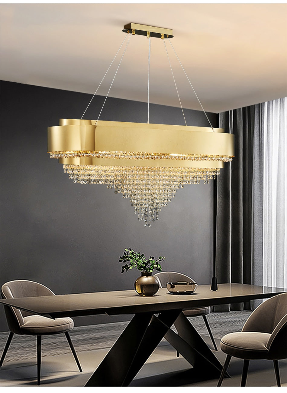 Ylk Darius Crystal Chandelier Light