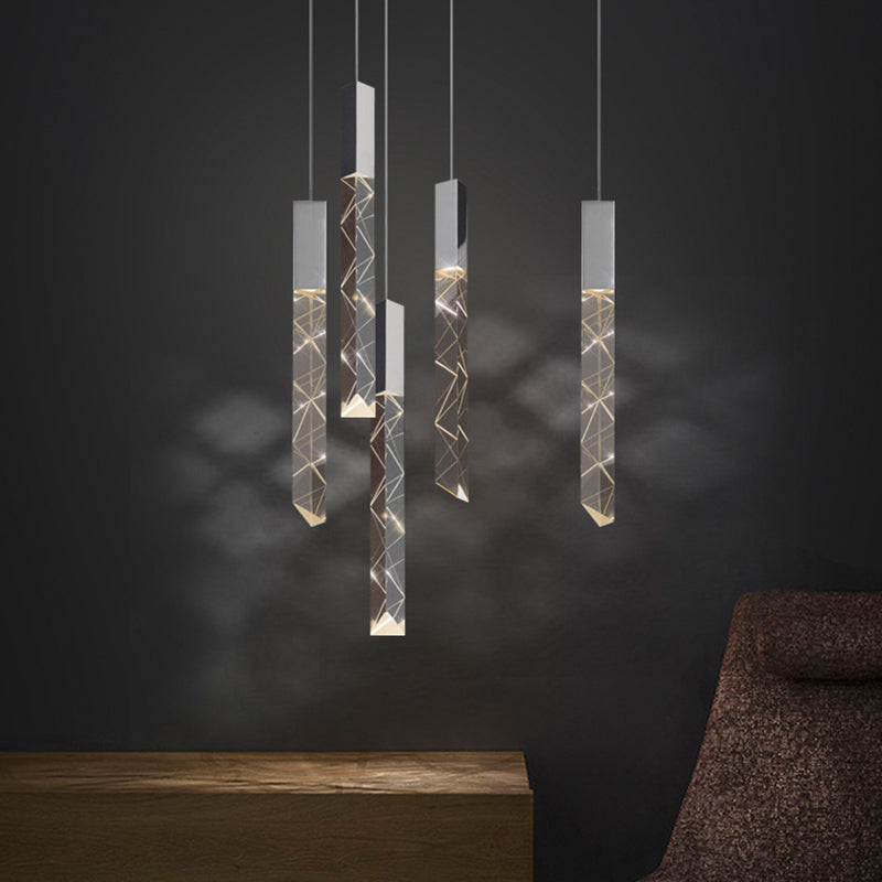 Ylk Averill Gold Chandelier Lamp