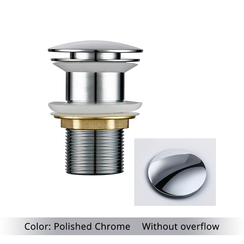 Mirja - Bathroom Sink Drain Pop Up Drain Bathroom Sink Stopper