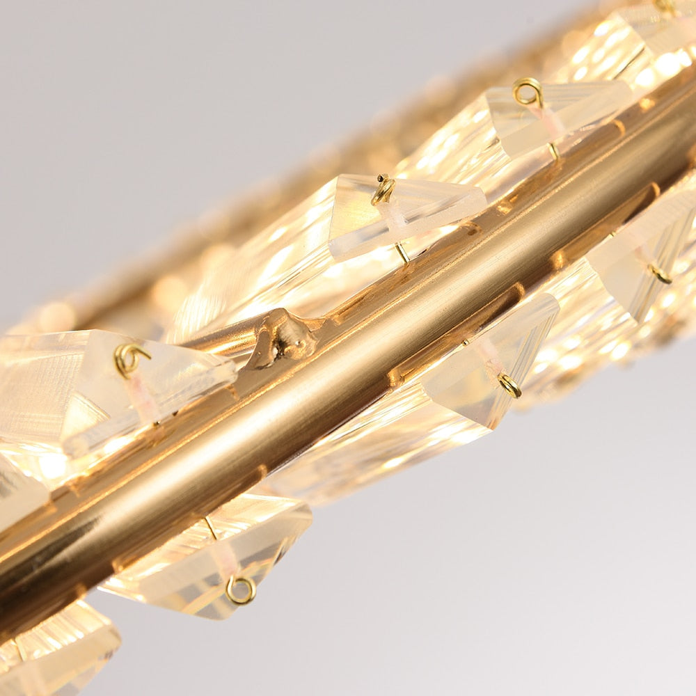 Ylk Mobius Ring Crystal Lamp