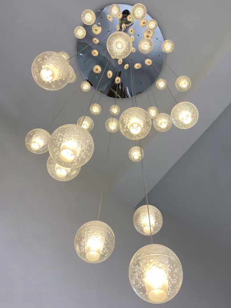 Ylk Luxury Bubble Crystal Chandelier
