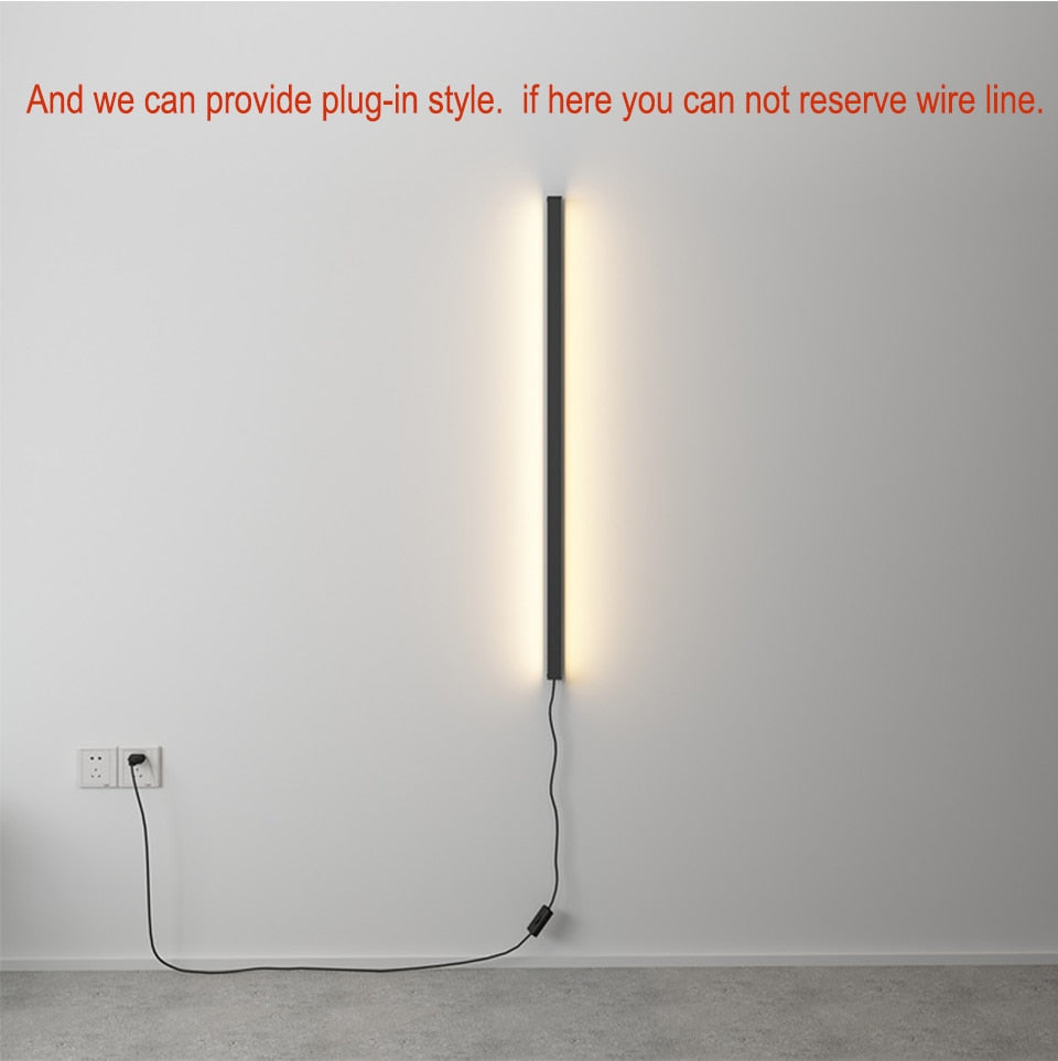 IIS Morane - Nordic Minimalist Long LED Wall light