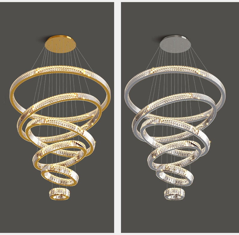 Ylk Ring LED Chandelier Fixture