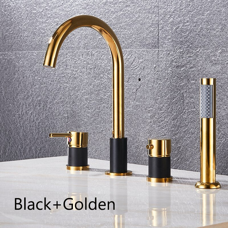 Katen - Modern Bathtub Faucet Deck Mount Tub Faucet