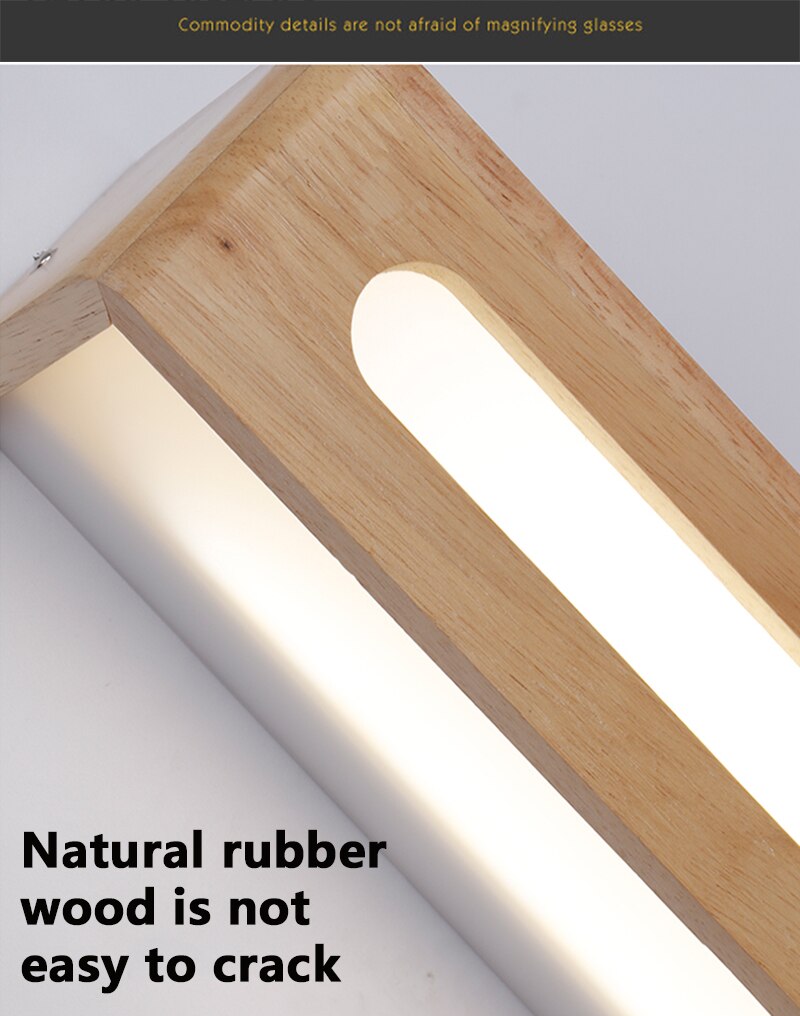 Won Led Wooden Wall Sconce