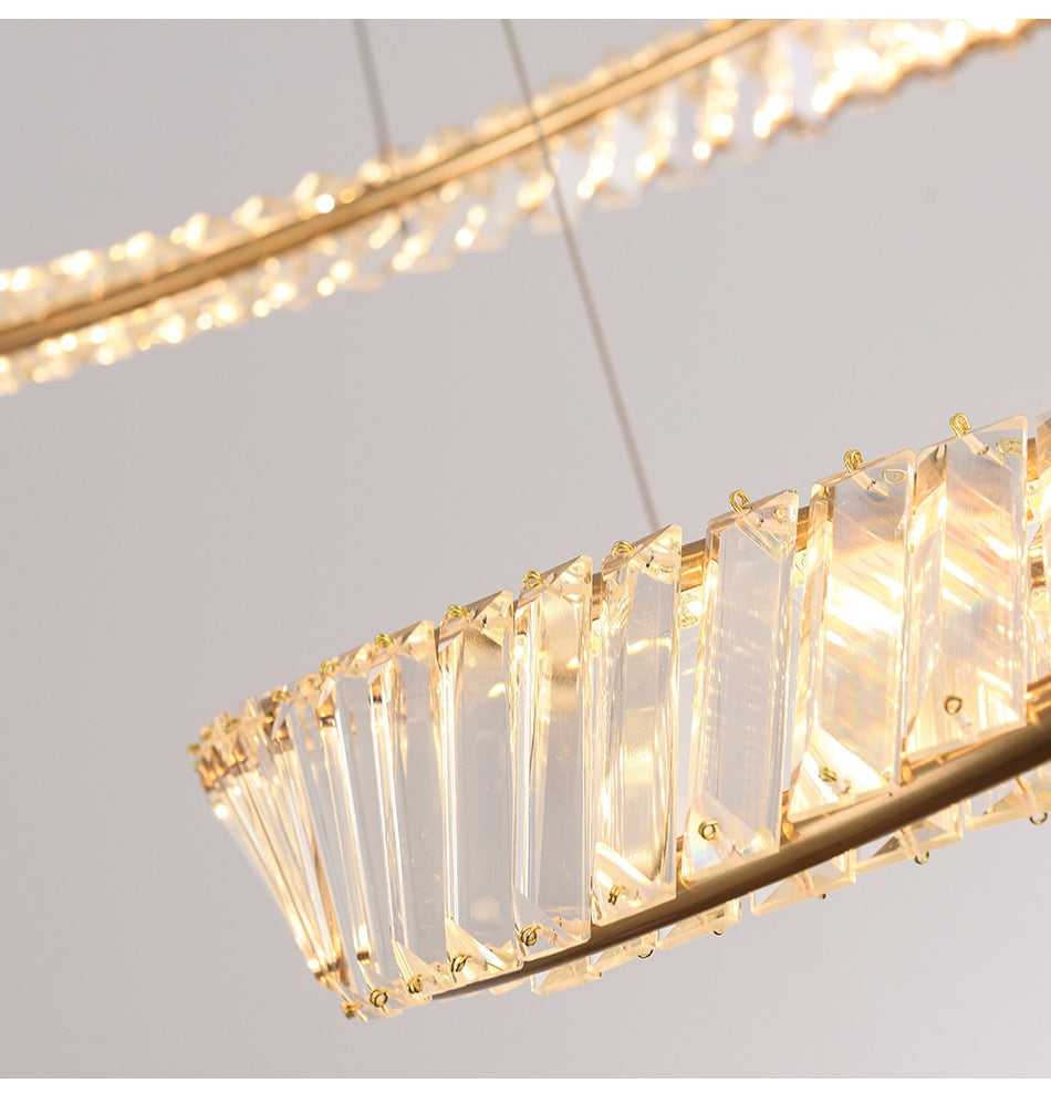 Ylk Mobius Ring Crystal Lamp