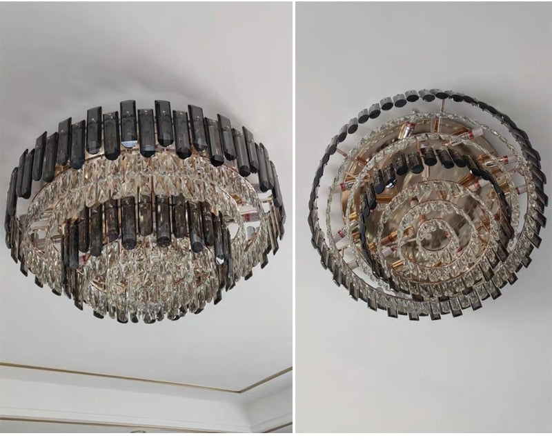 Ylk Luxury Crystal Ceiling Chandelier