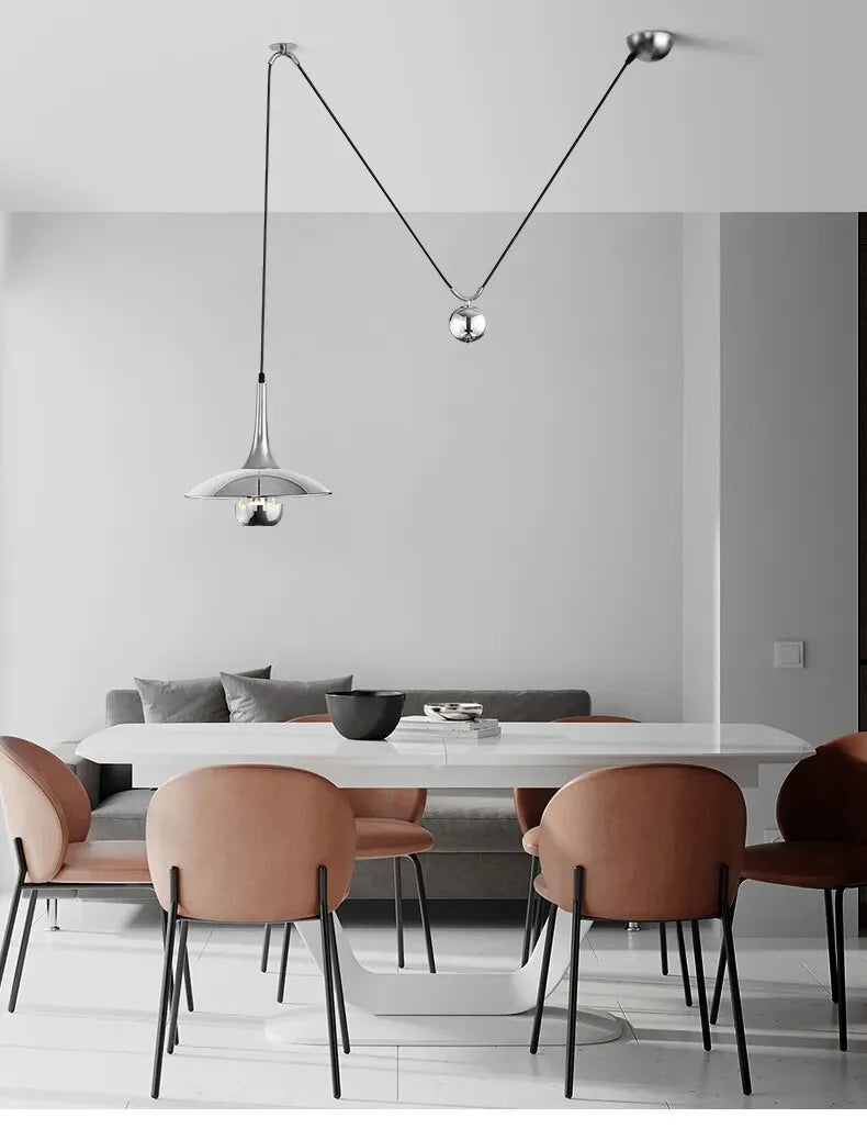 Designer creative height-adjustable shift UFO pendant lamps