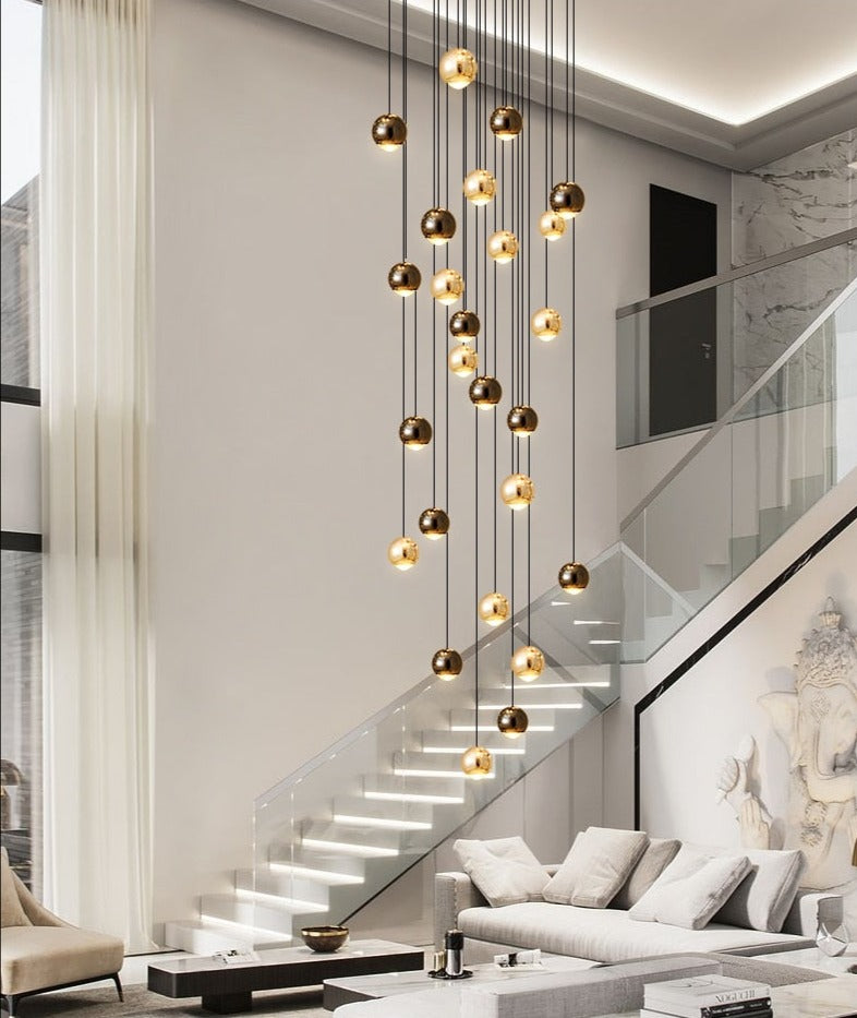 APEX Modern Luxury Glossy Ball Droplight Deco Lighting