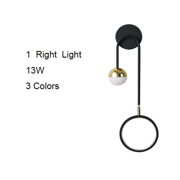 GRN Creative Nordic Modern Minimalist Bedroom Bedside Lamp