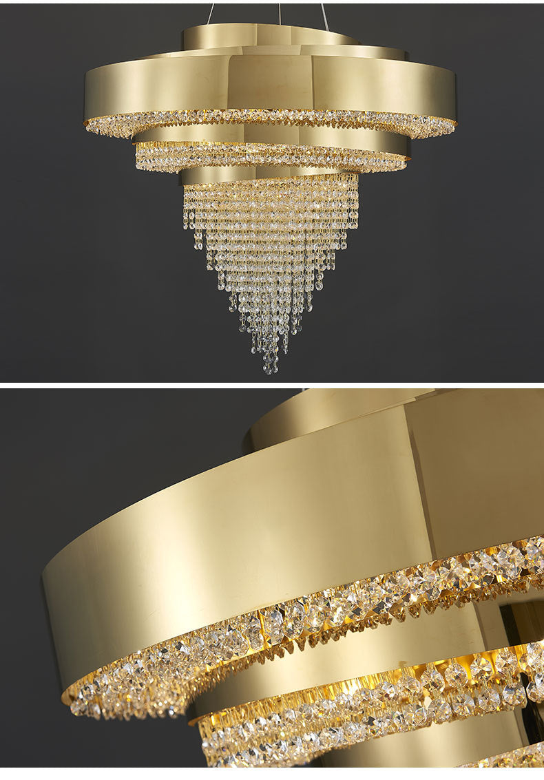 Ylk Modern Crystal Chandelier Light