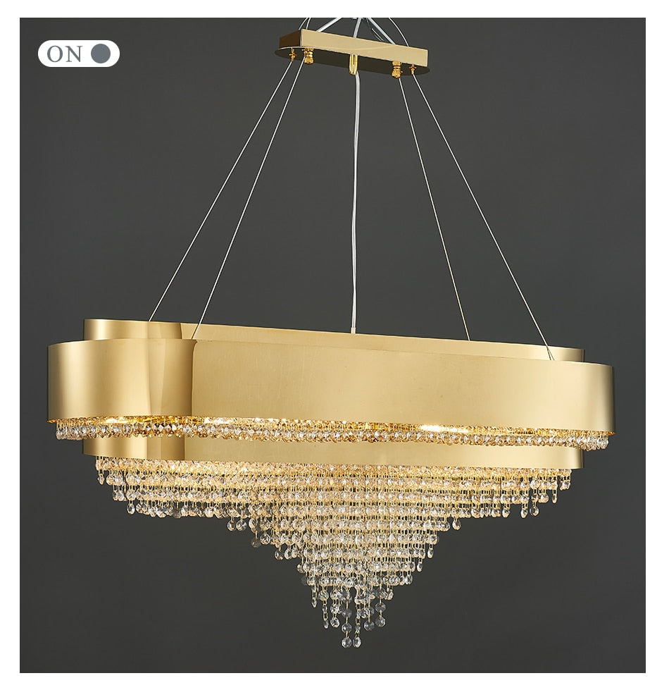 Ylk Darius Crystal Chandelier Light