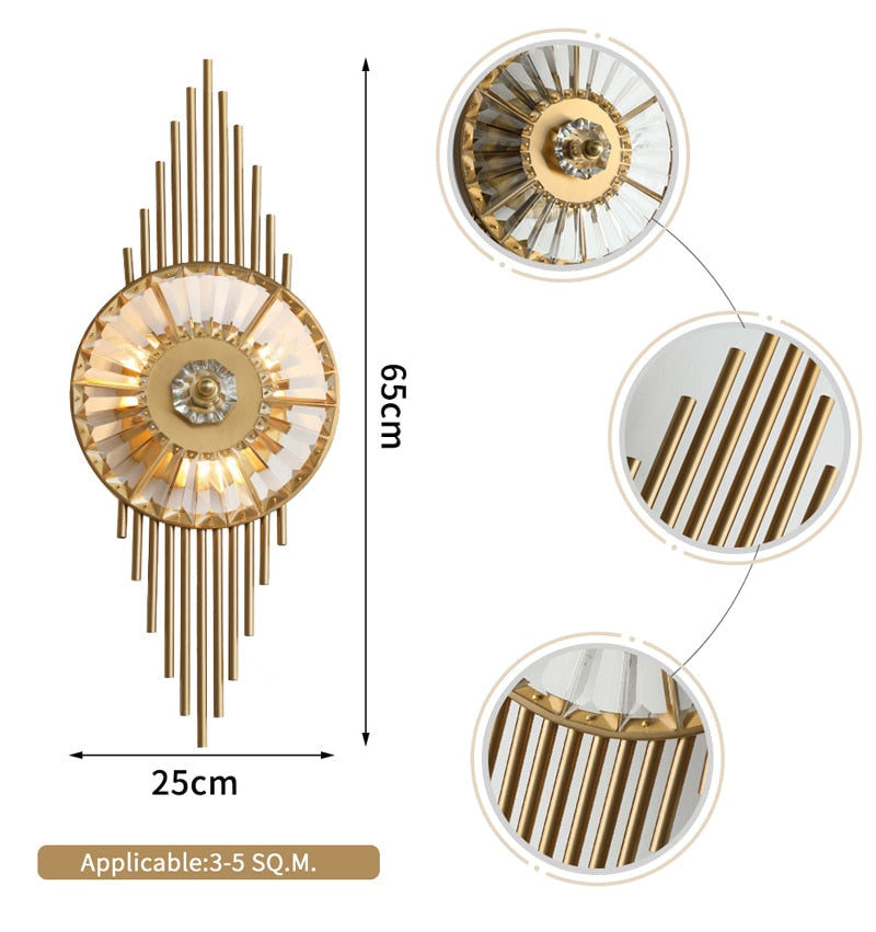 Ylk Adar Modern Gold Sconce