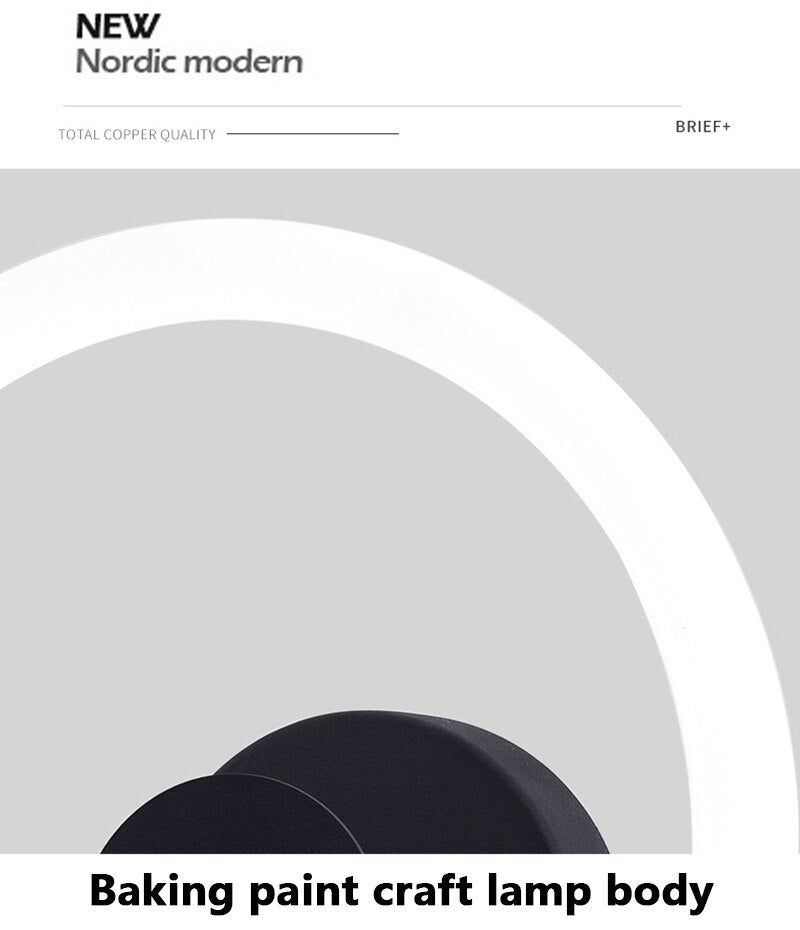 Won Carrick Circle LED Wall Light