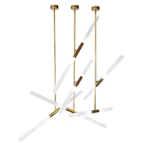 Ylk Agua Modern Gold LED Chandelier
