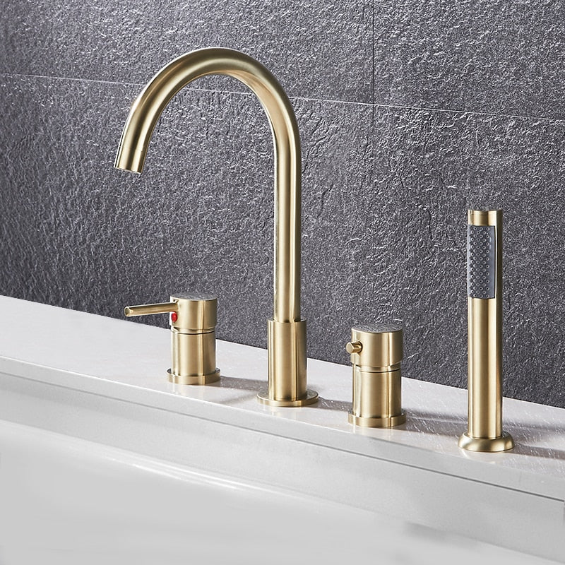 Katen - Modern Bathtub Faucet Deck Mount Tub Faucet
