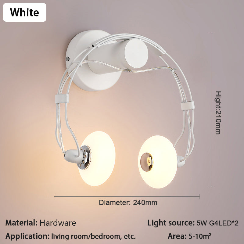 Won Creative Earphone Shape Wall Lamp