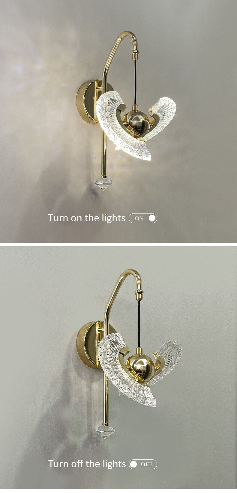 LYF Eos Nordic Lighting LED Wall Lamps Rotatable Multi-Styling Round