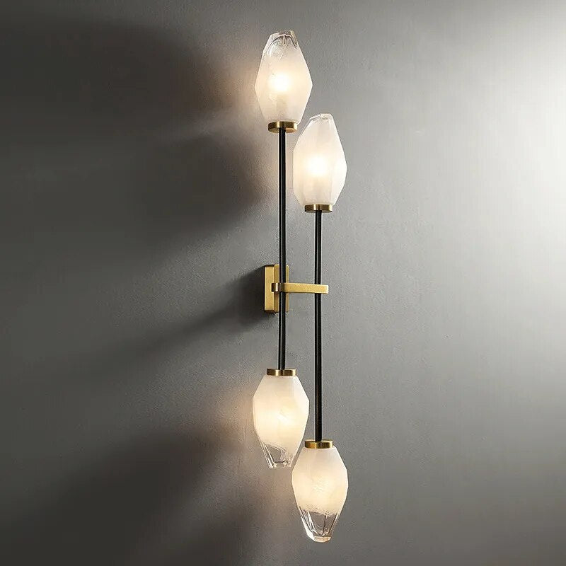 Simple Modern Nordic Lighting Luxury Copper Wall Sconces