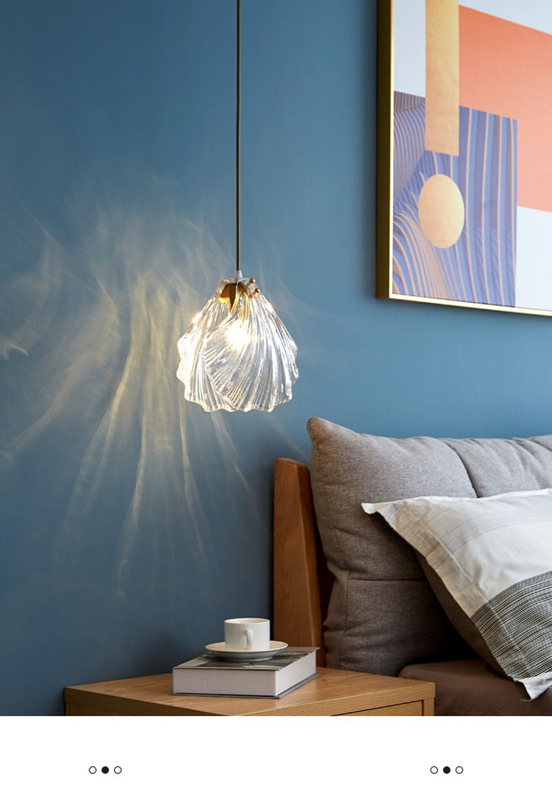 Lyf Shell Crystal LED Pendant Lights