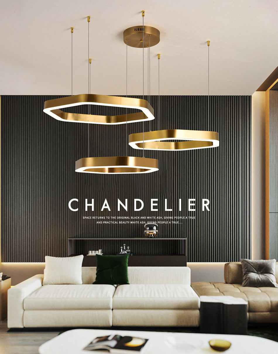Ylk Polygon Design Luxe Chandelier