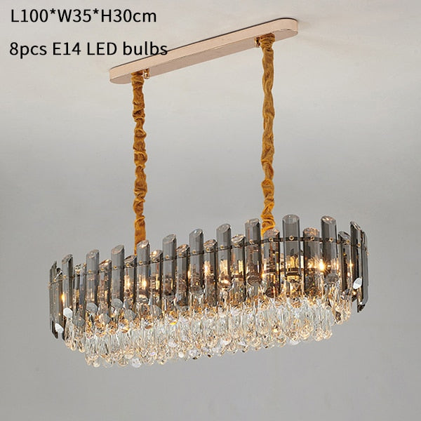 Ylk Demetrius Crystal Chandelier Luxe