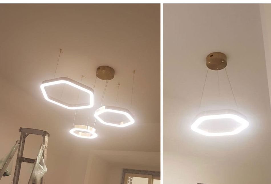 Ylk Polygon Design Luxe Chandelier