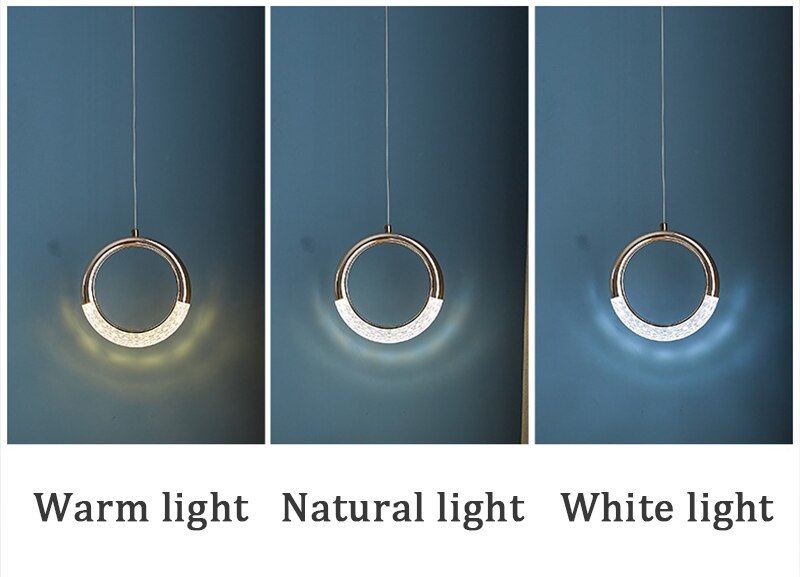 Lyf Moon And Circle Pendant Light