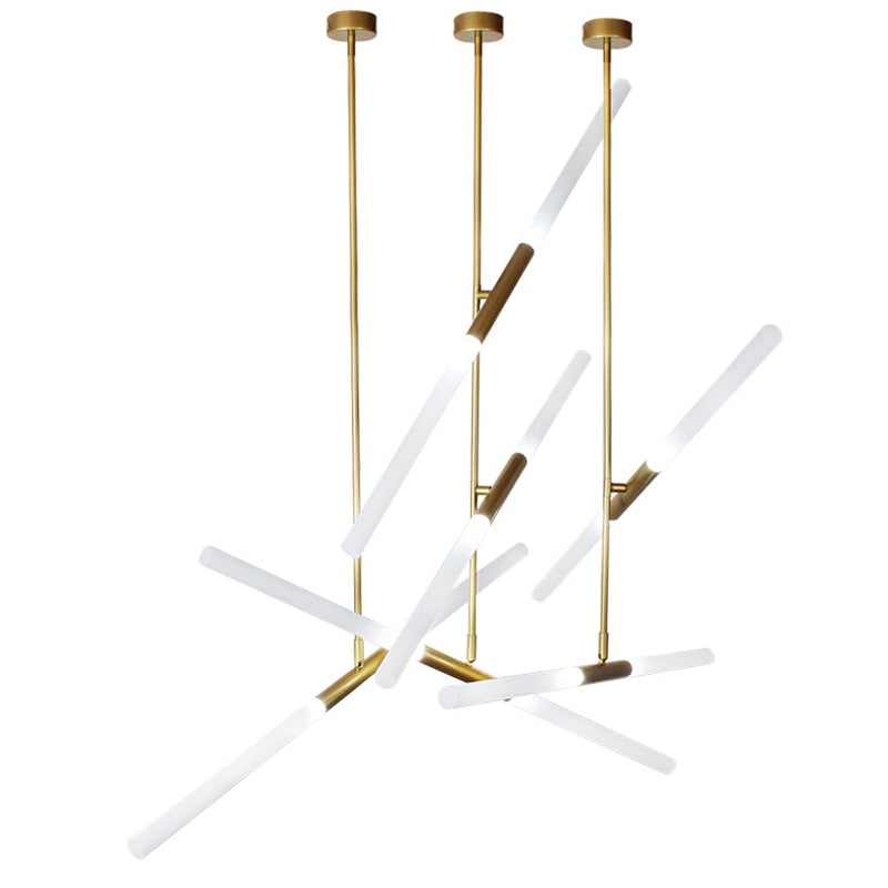 Ylk Agua Modern Gold LED Chandelier
