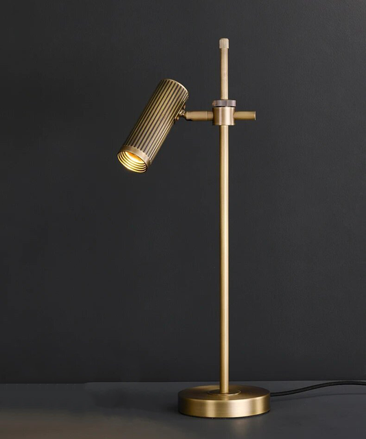MH - All Copper Minimalist Vintage LED Table Lamp