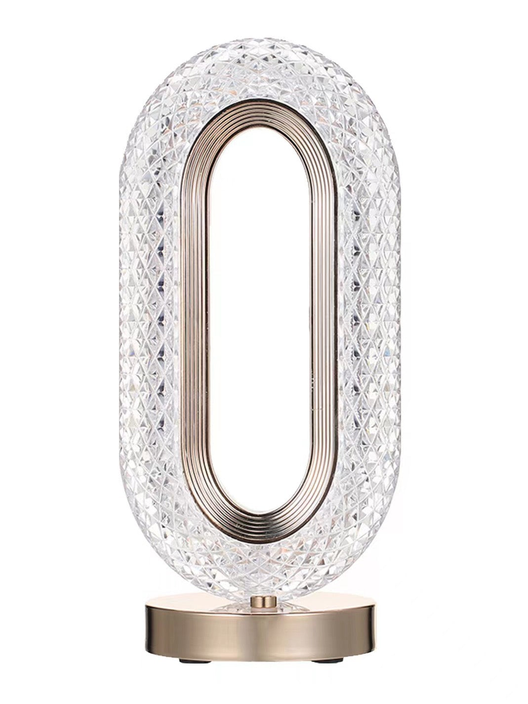 BAN Candace Oval Luxury Crystal Nordic LED table lamp
