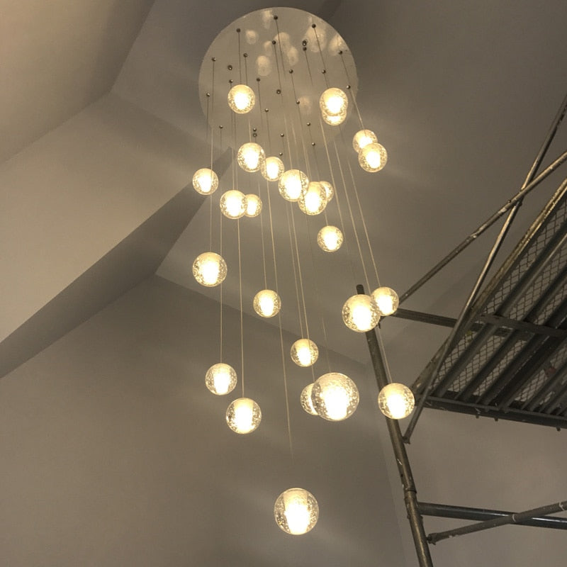 Ylk Luxury Bubble Crystal Chandelier