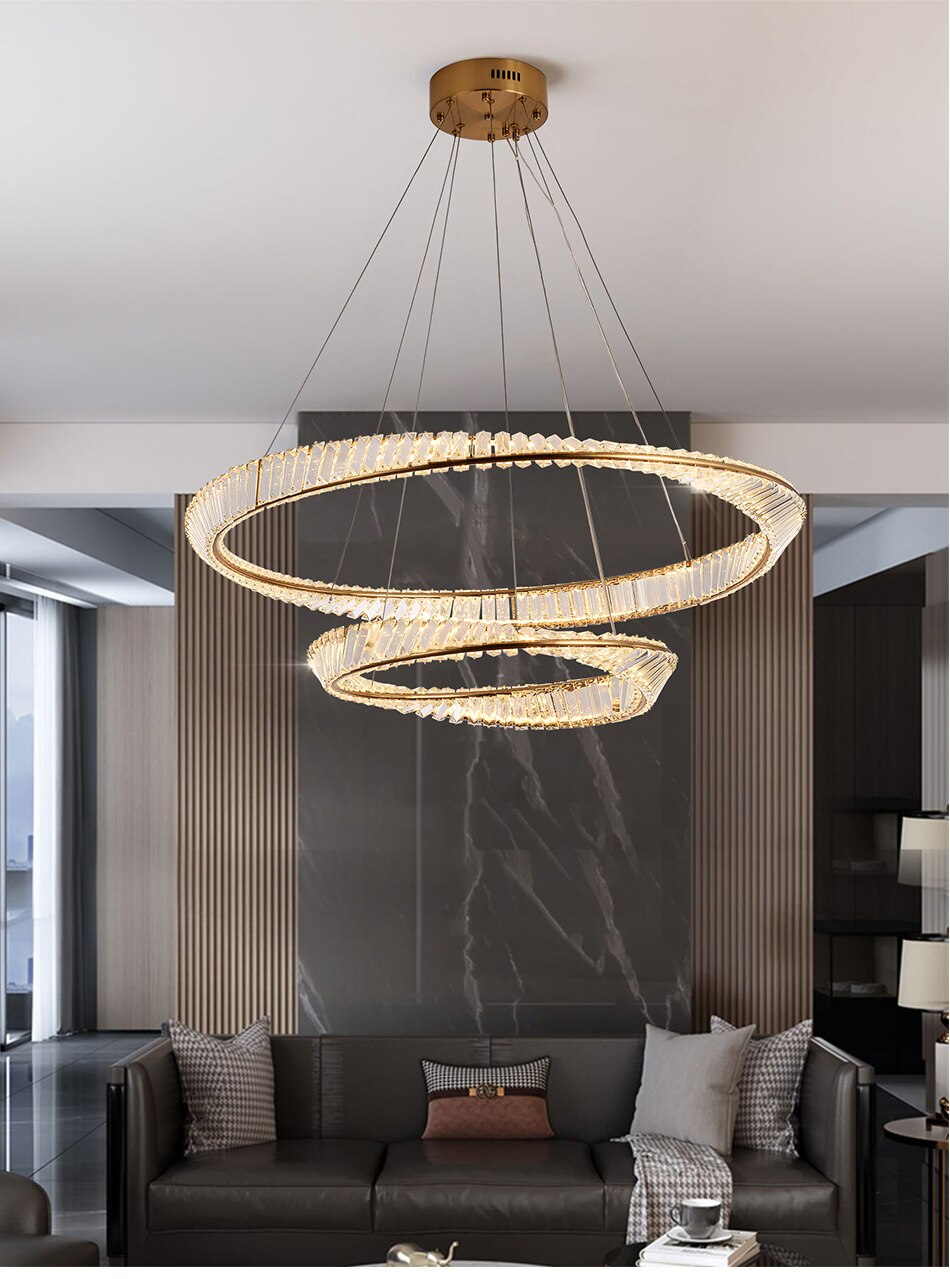 Ylk Mobius Ring Crystal Lamp