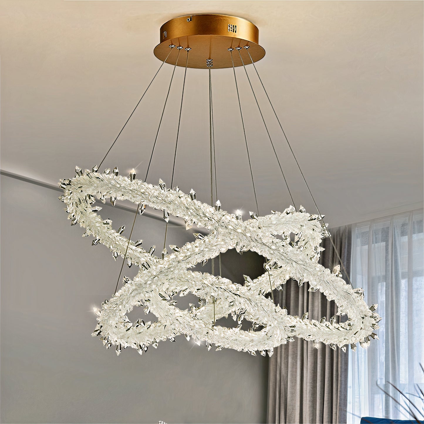 Ylk The Spike Crystal Chandelier