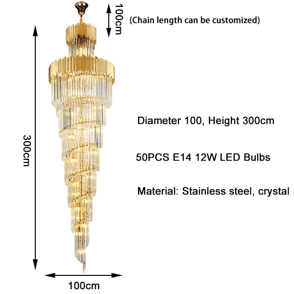 Ylk Darrian Modern Crystal Chandelier