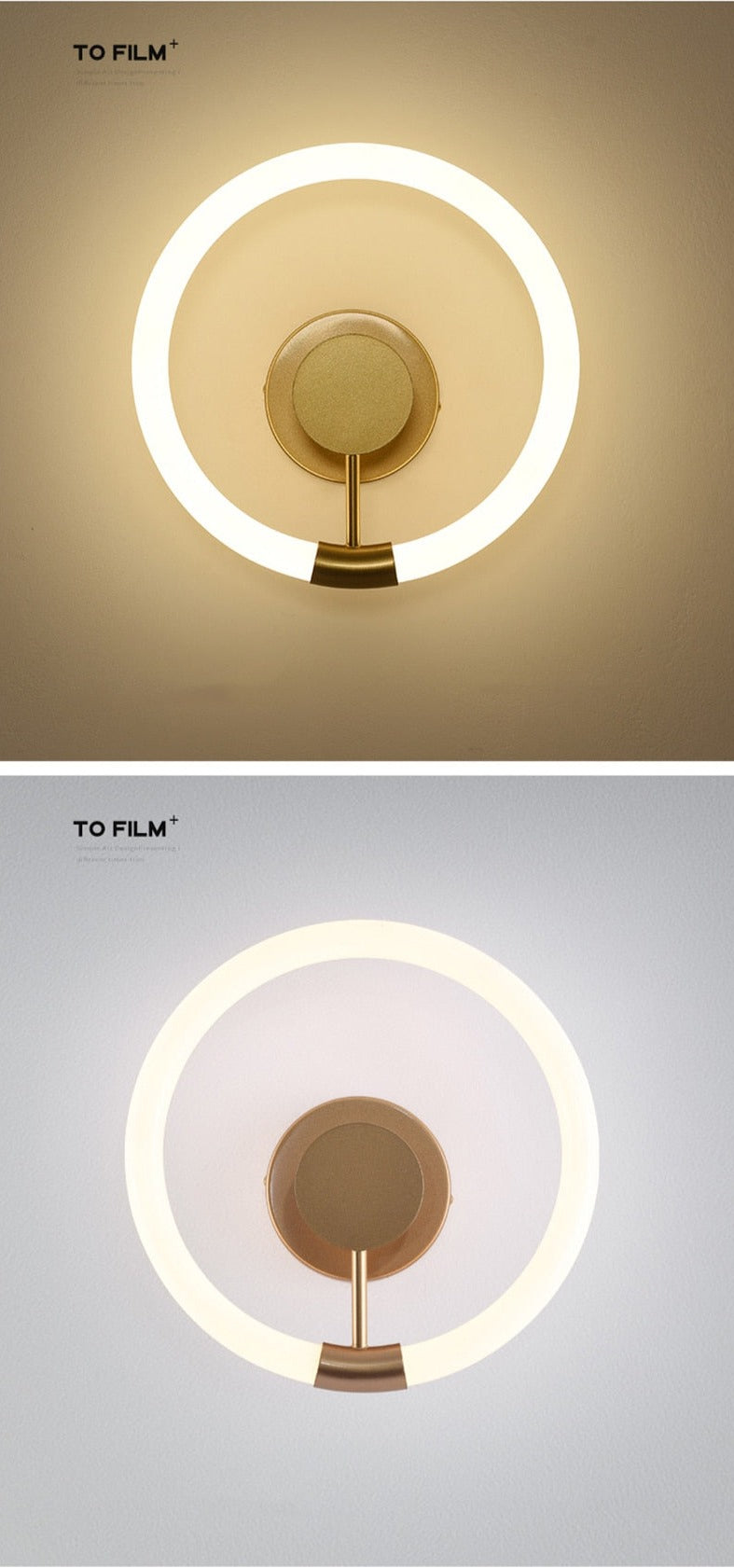 Won Carrick Circle LED Wall Light