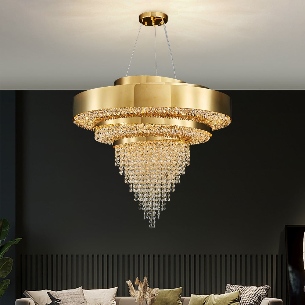 Ylk Modern Crystal Chandelier Light