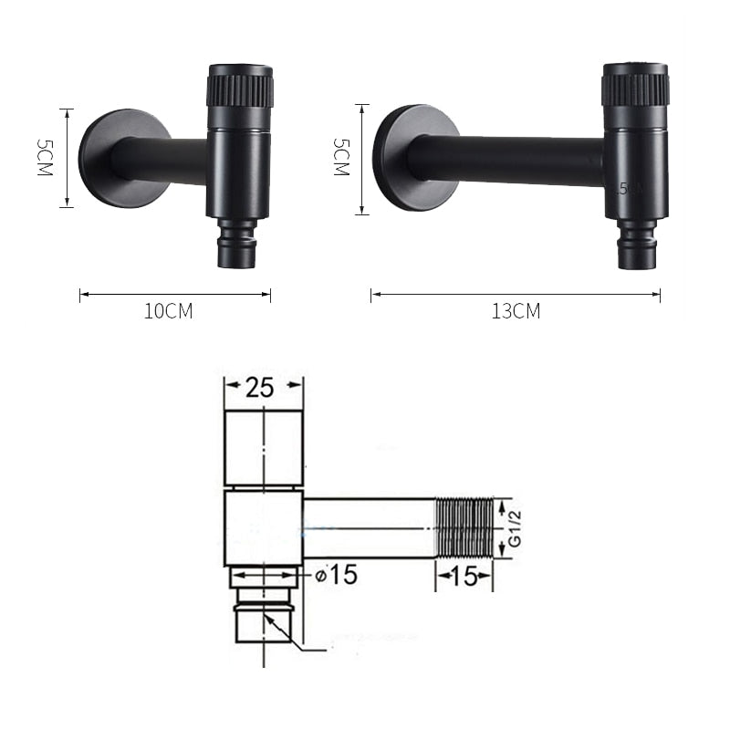 Kol - Modern Water Spigot Outdoor Faucet Hose Spigot