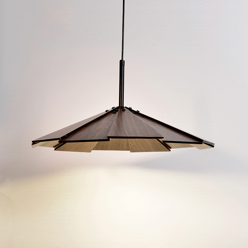 IIS LED Solid Wood Pendant Light Nordic Restaurant Bar Office Hanging lamp