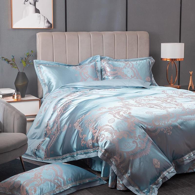 Cerulean Luxury Egyptian Cotton Bedding Set