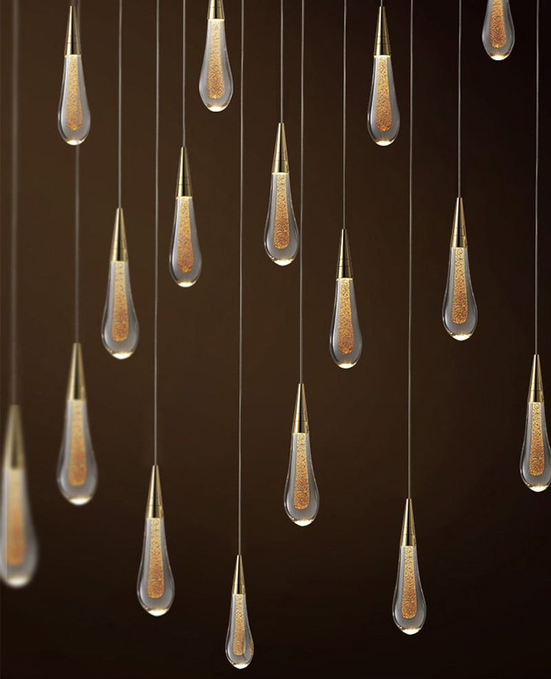 Ylk Water Drop Crystal Chandelier