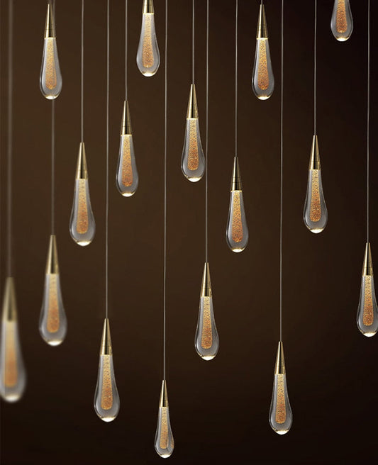 Ylk Water Drop Crystal Chandelier