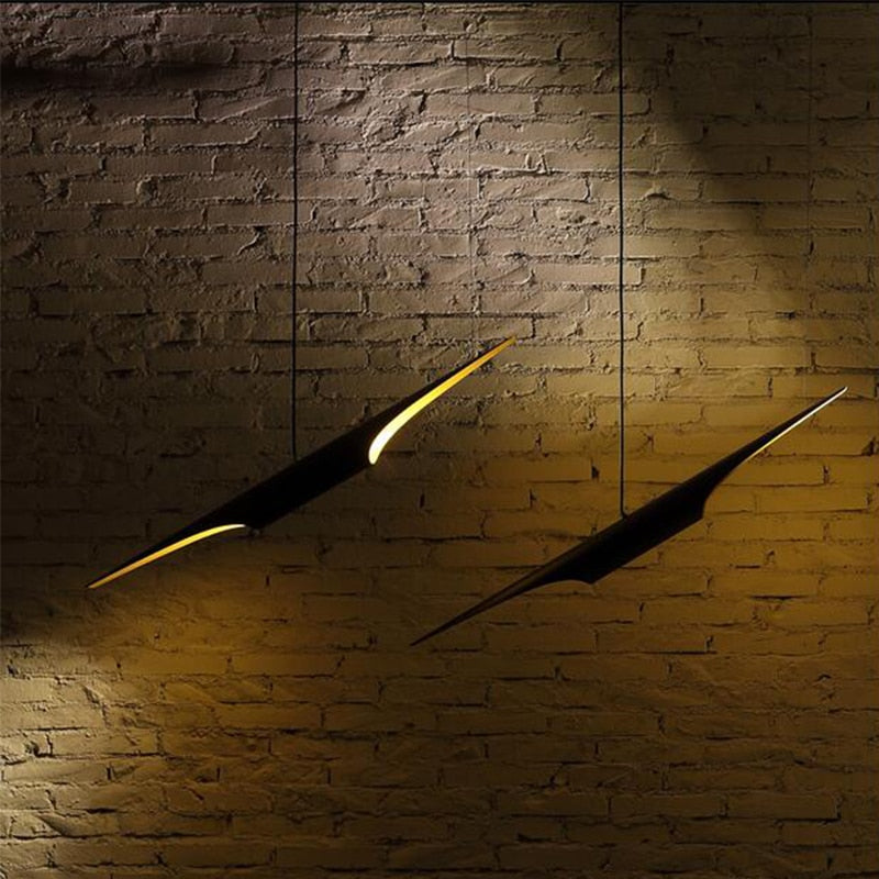 IIS Postmodern Oblique cut Aluminum Tube Pendant droplight