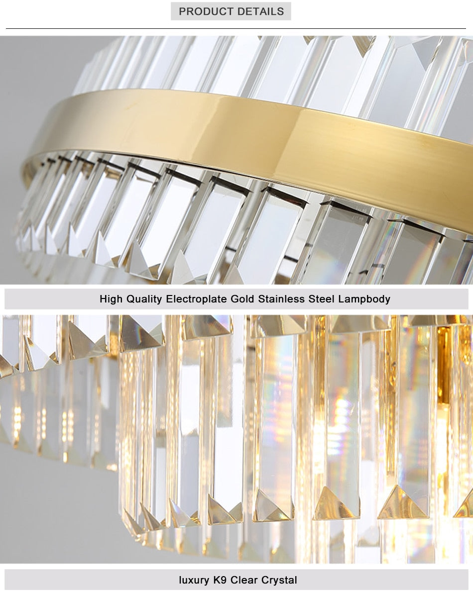 Ylk Arloo Modern Crystal Chandelier